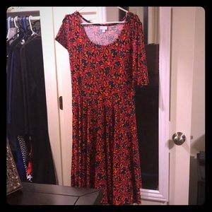 Large lularoe Nicole dress
